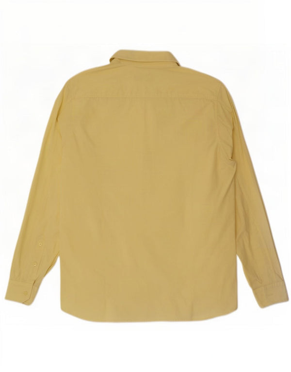 Camisa Hugo Boss Hombre XL Algodón Amarillo