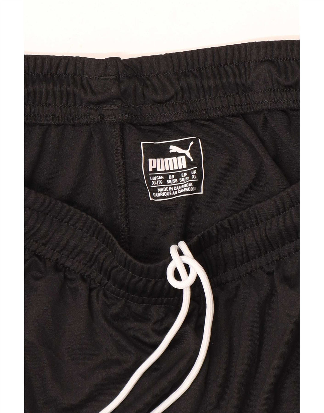 Puma Pantalones cortos deportivos para hombre XL Negro
