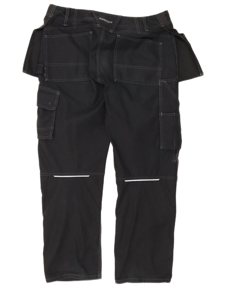 Pantalón cargo recto para hombre Mascot W36.5 L30 Poliéster negro
