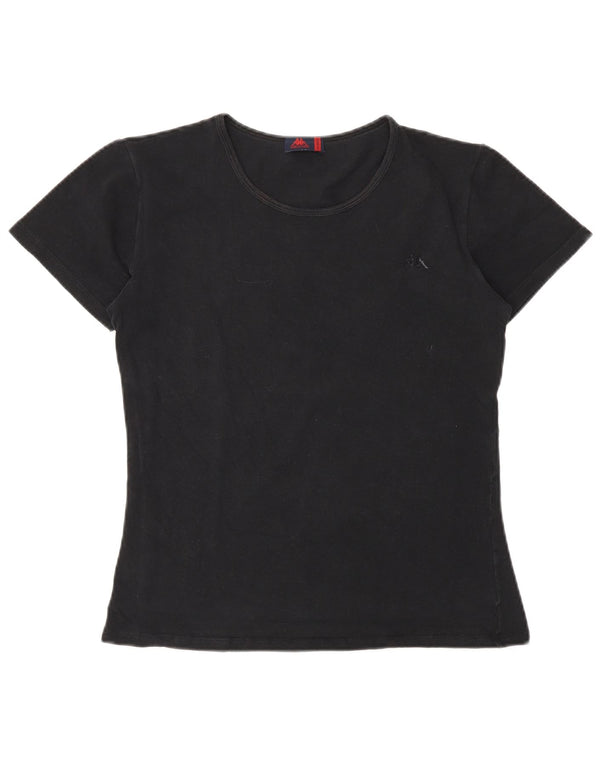 Kappa Camiseta Niñas 11-12 Años Grande Negro