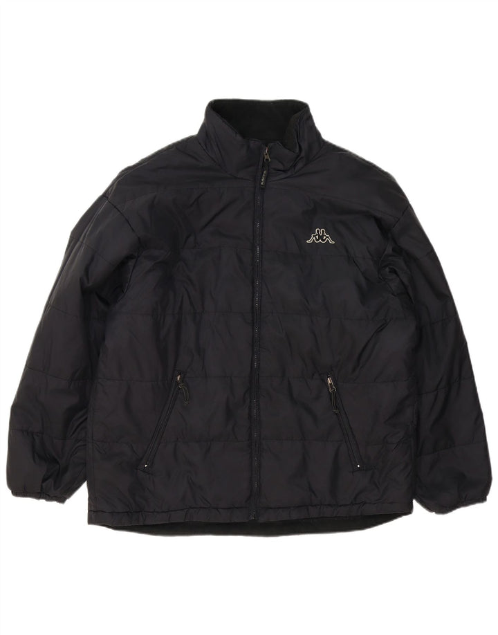 Kappa - Chaqueta acolchada para hombre, talla 40, color negro
