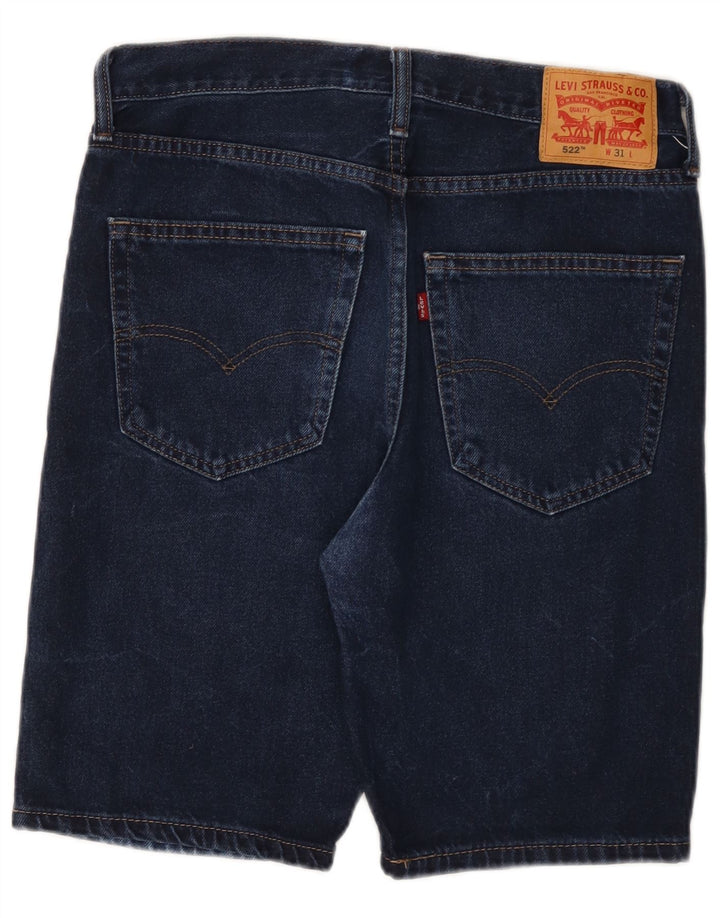 Levi's Hombre 522 Shorts De Mezclilla W31 Azul Marino Medio