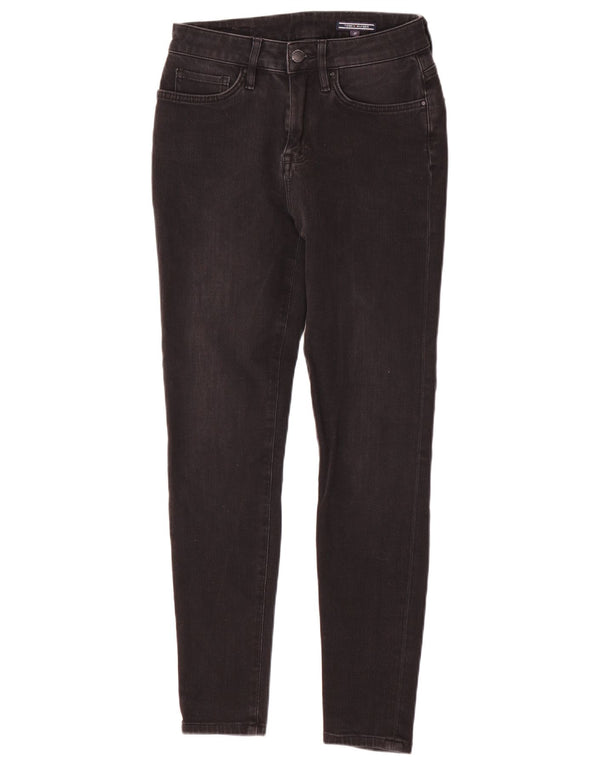 Vaqueros ajustados para mujer Tommy Hilfiger W27 L28 Algodón negro