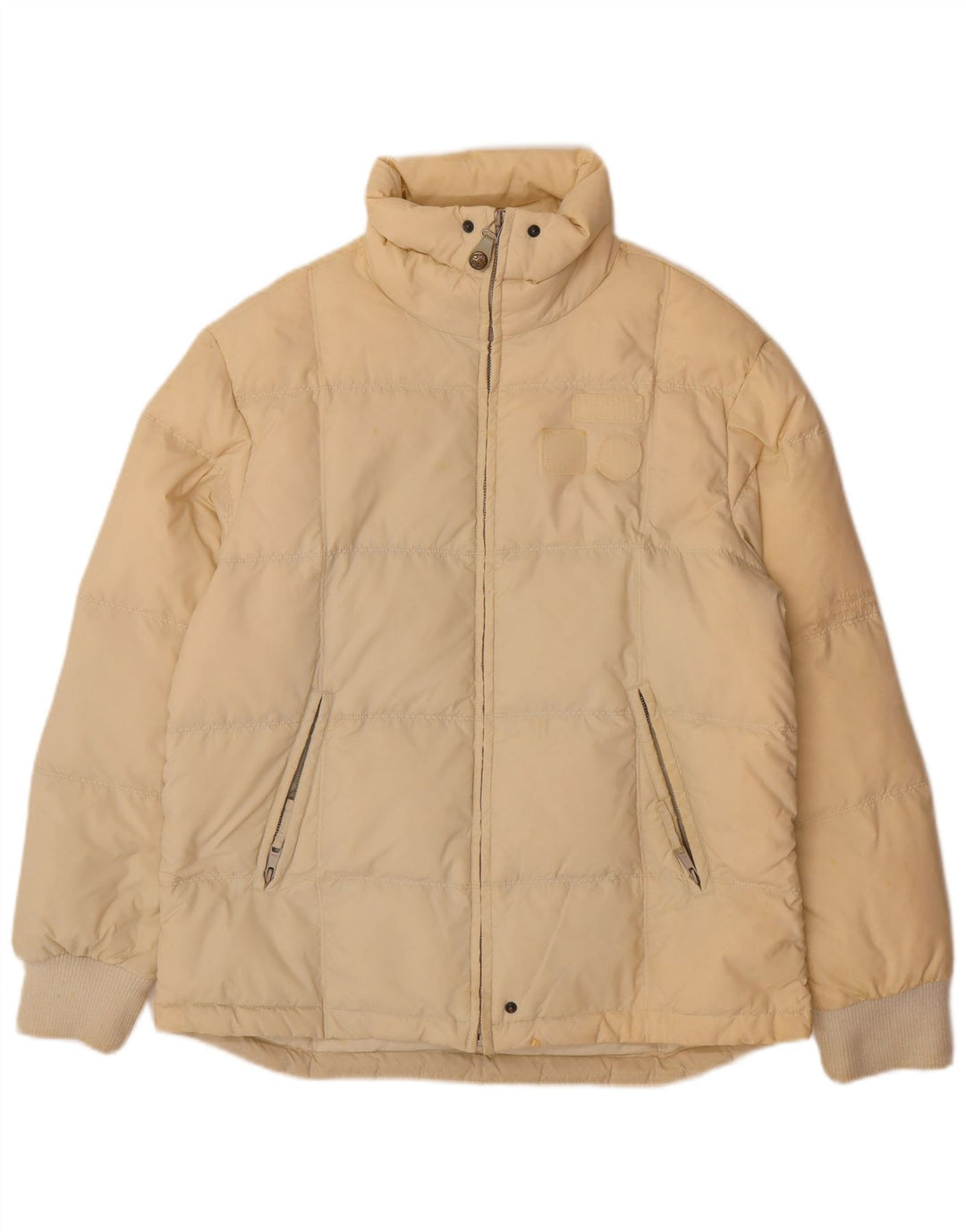 Diesel Chaqueta Acolchada Hombre UK 38 Medium Beige Poliamida