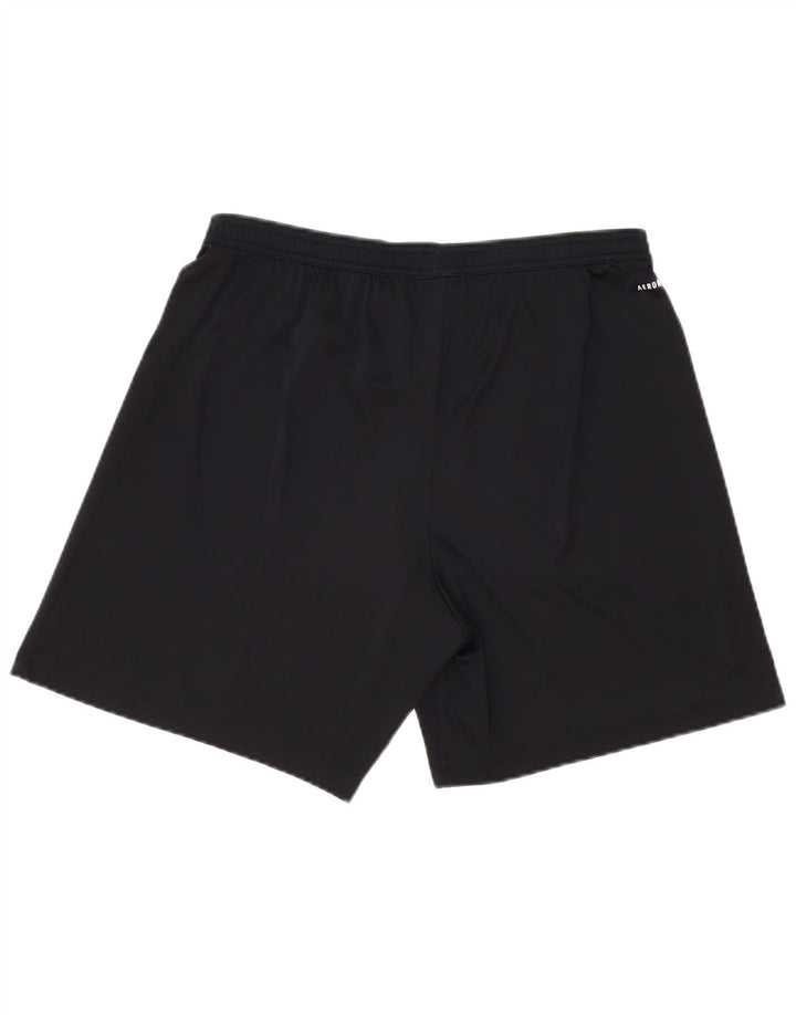 Adidas - Pantalones cortos deportivos Aeroready para hombre, talla grande, color negro