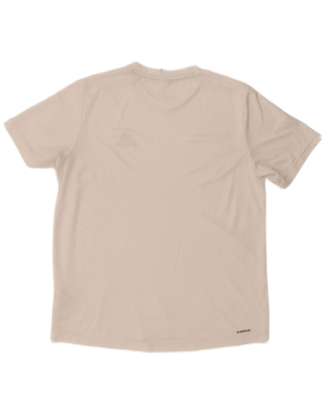 Adidas Hombre Aeroready Camiseta Top Medio Blanco Poliéster