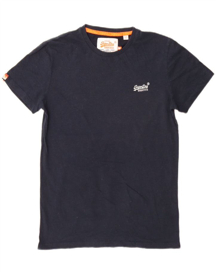 Camiseta Superdry Hombre Top Medium Azul Marino Algodón