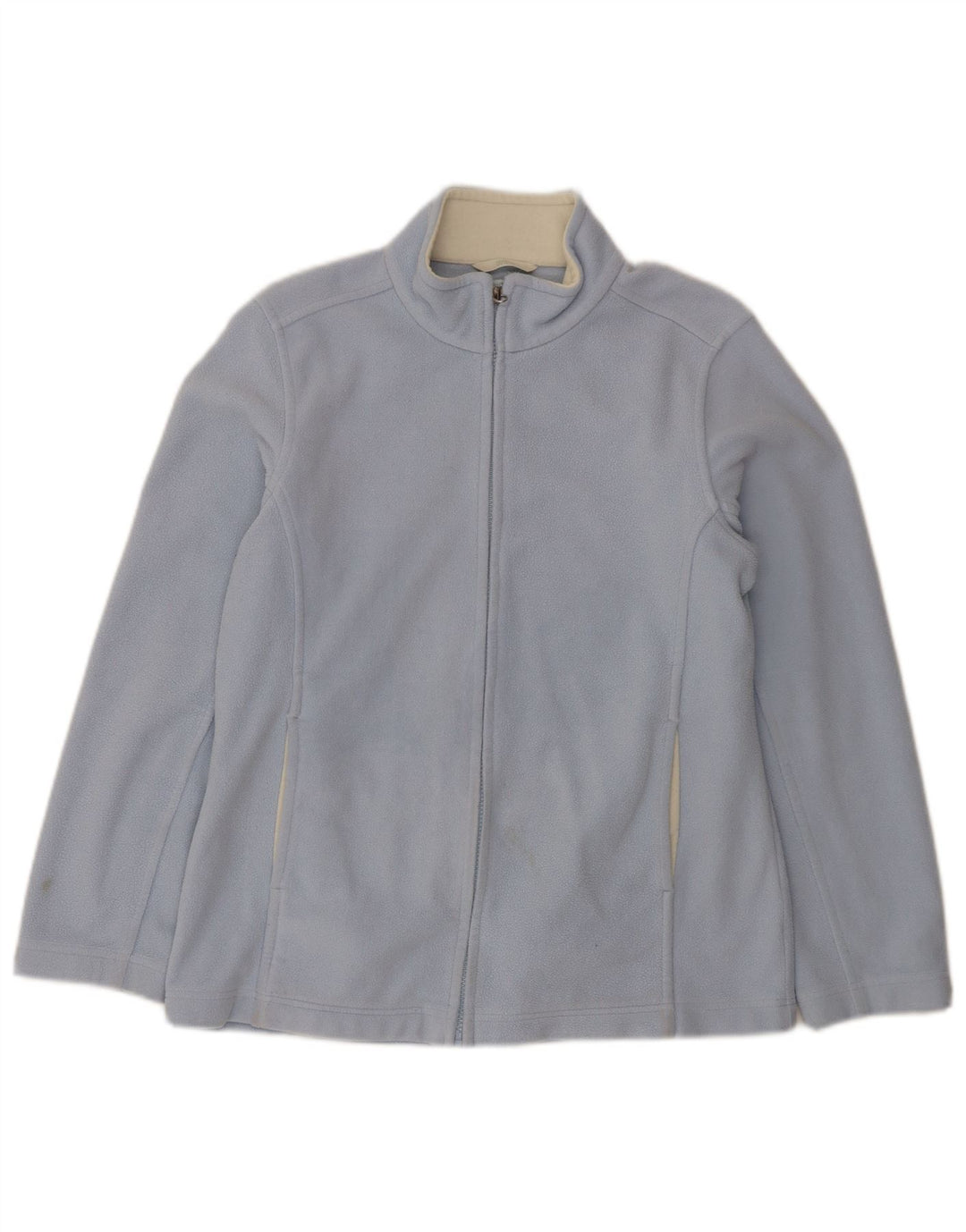 Marks & Spencer Chaqueta polar extragrande para mujer UK 10 Small Poliéster azul