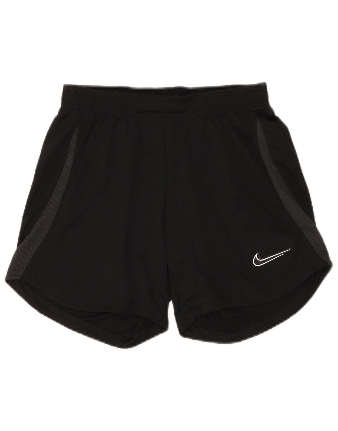 Nike Pantalones cortos deportivos Dri Fit para mujer UK 8 Small Poliéster negro
