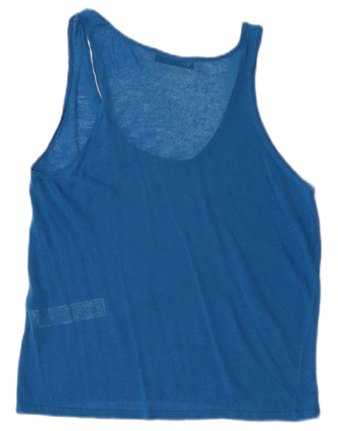 Zara Mujer Crop Vest Top UK 8 Small Acrílico Azul
