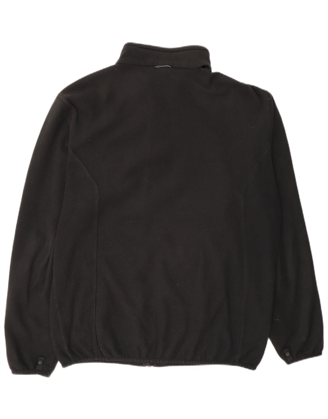 The North Face Chaqueta polar con forro para hombre, talla 40, poliéster negro grande