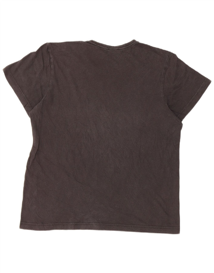 Adidas - Camiseta gráfica para hombre, talla mediana, algodón negro