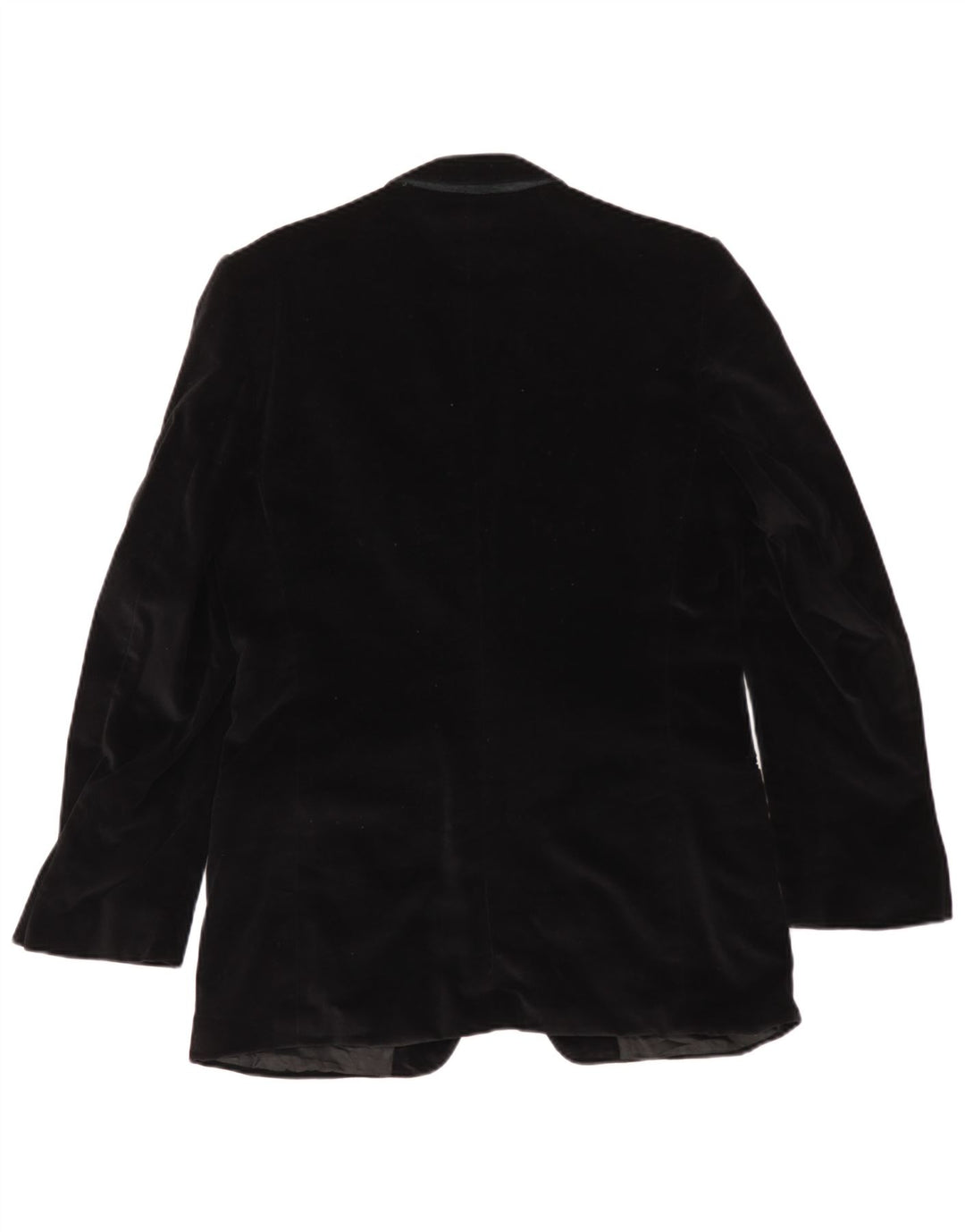 Issimo Chaqueta tipo blazer de terciopelo con 2 botones para hombre UK 36 Small Black