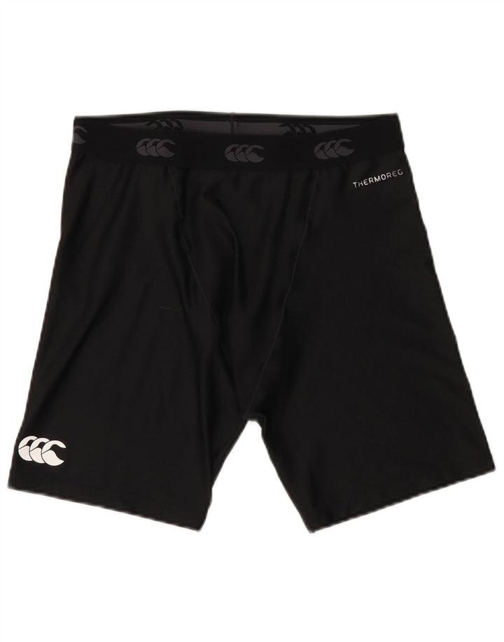 Canterbury Pantalones cortos deportivos gráficos para hombre XL Poliéster negro
