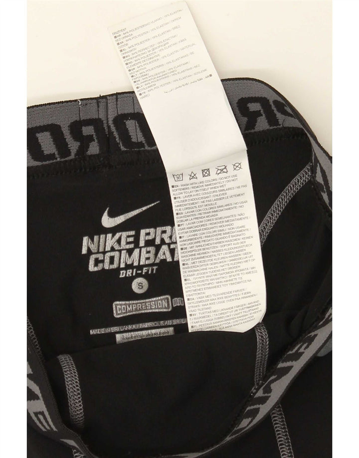 Nike Dri Fit Graphic Leggings para hombre, tamaño pequeño, poliéster negro