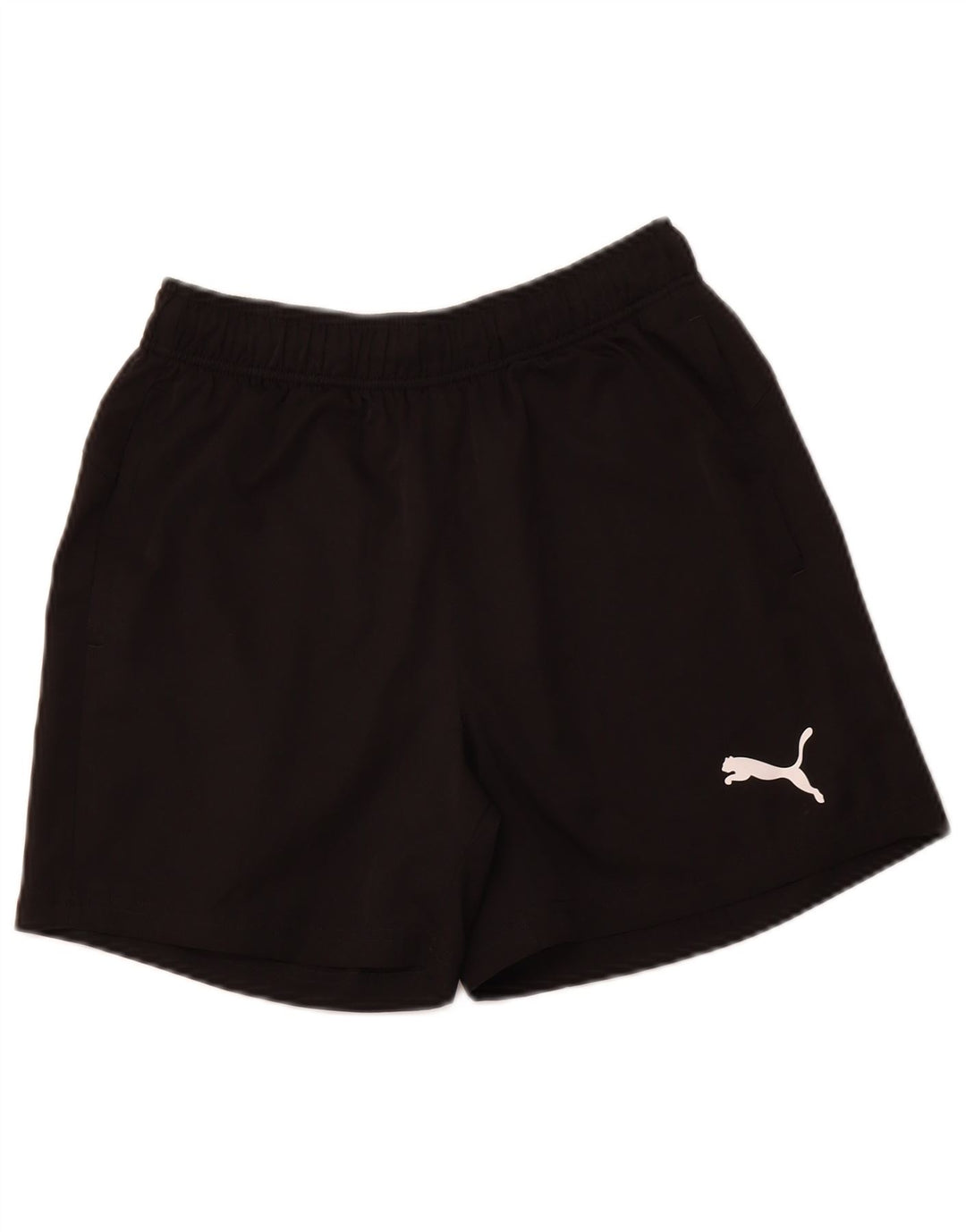 PUMA Pantalones cortos deportivos para hombre pequeño poliéster negro