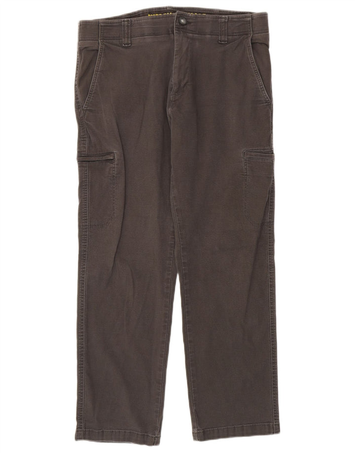 LEE Pantalones cargo rectos para hombre W33 L30 Algodón gris