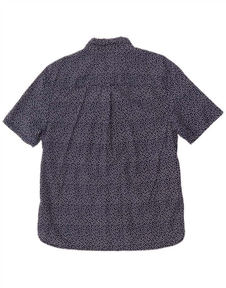 Camisa de corte estándar para hombre de Fat Face de algodón con lunares en azul marino grande