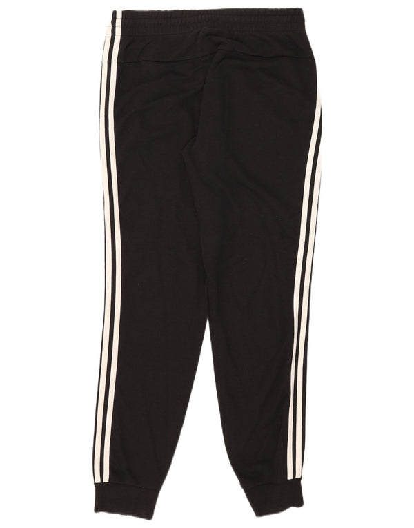 Adidas Mujer Chándal Pantalones Joggers UK 12/14 Mediano Negro Algodón