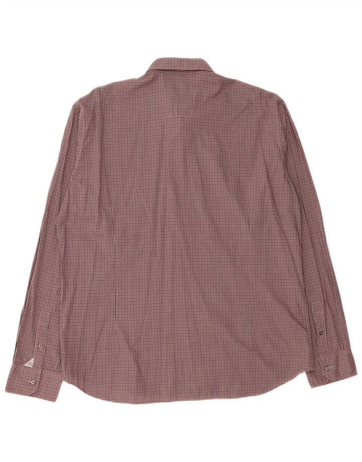 JOOP Camisa Hombre XL Algodón Cuadros Rosa