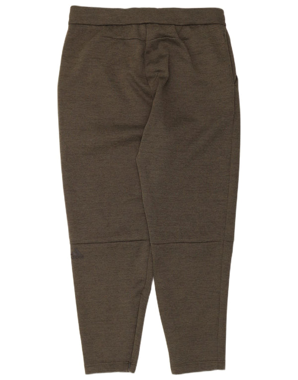 Adidas Mens Climalite Chándal Pantalones Grande Caqui Moteado