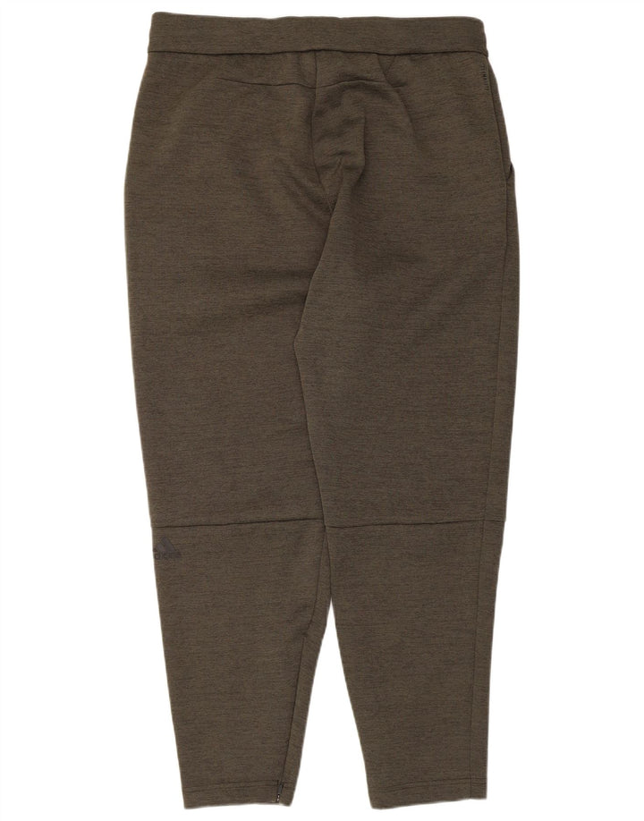 Adidas Mens Climalite Chándal Pantalones Grande Caqui Moteado