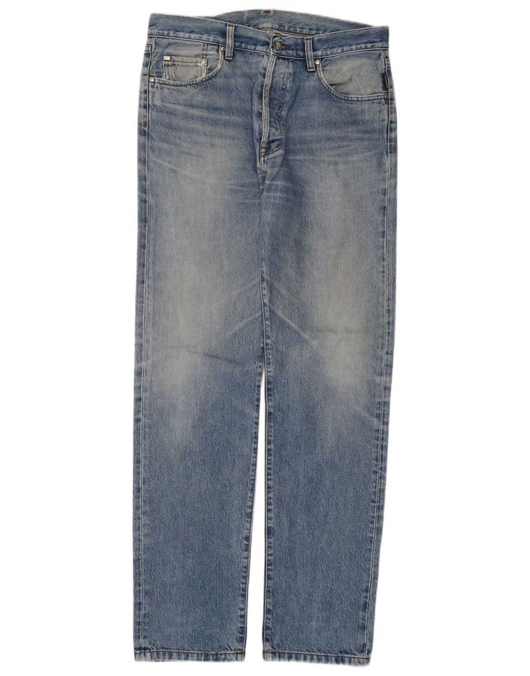 LACOSTE Vaqueros rectos para hombre W34 L34 Azul