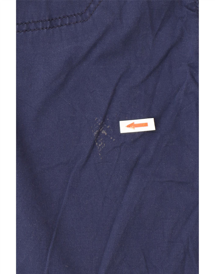 Lee Pantalones cargo de talle medio para mujer US 12 Large W32 L22 Azul marino