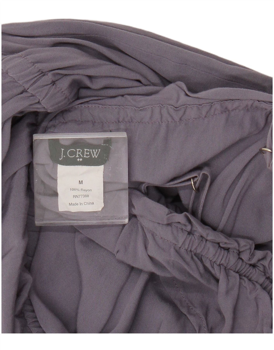 J. Crew Vestido de tirantes para mujer UK 40 Rayón morado mediano