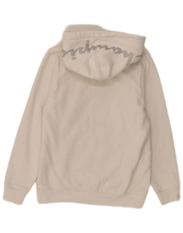 Champion Sudadera con capucha gráfica de corte holgado para mujer Reino Unido 4 XS Algodón blanco