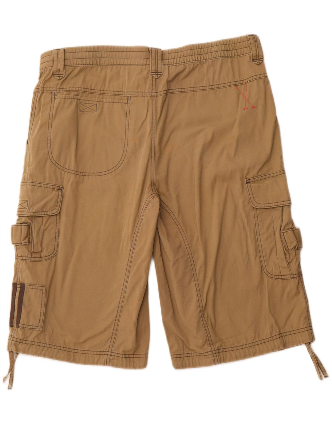 ADIDAS Pantalones cortos cargo para hombre grande W36 Algodón caqui
