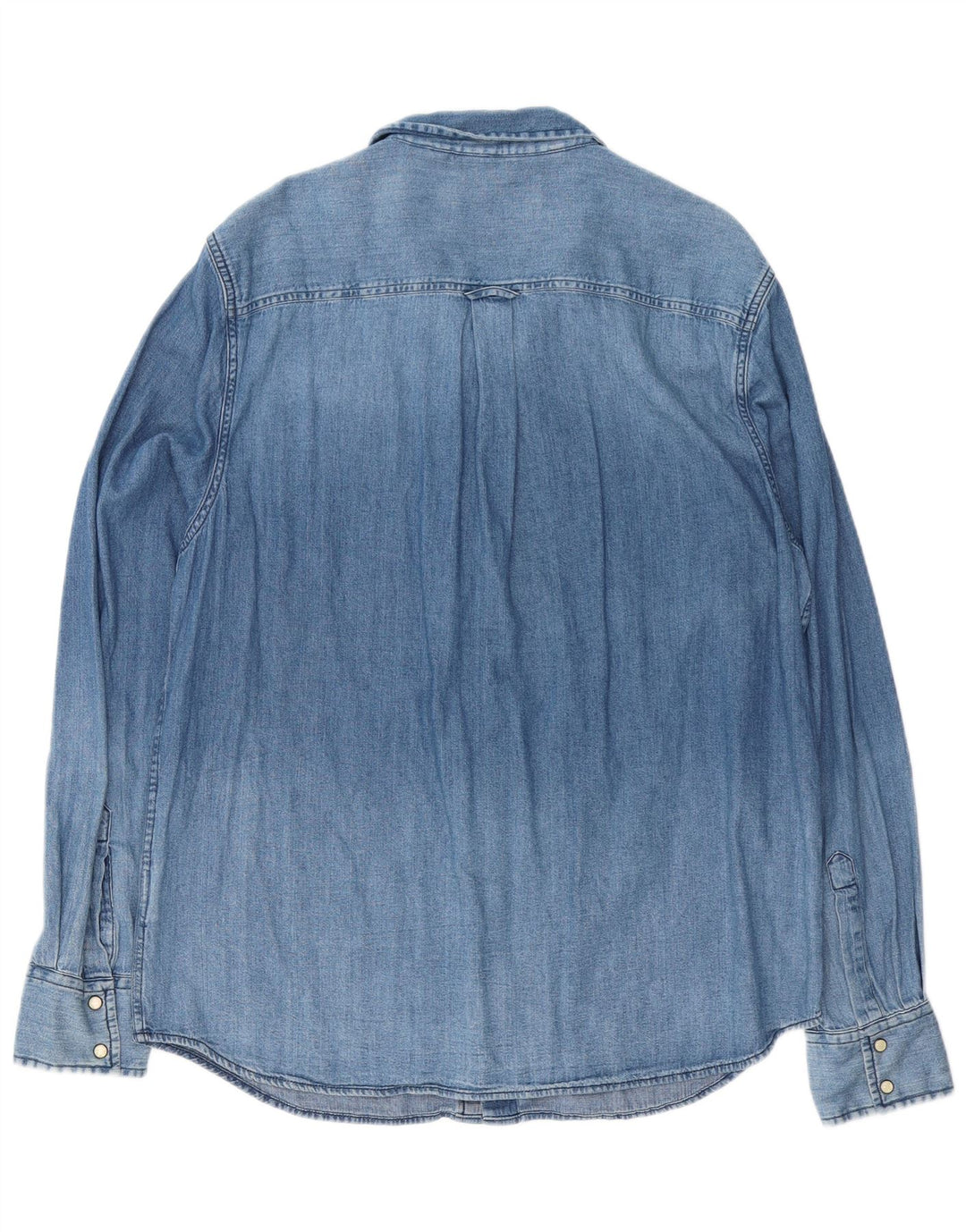 SUPERDRY Camisa vaquera para hombre 2XL Algodón azul