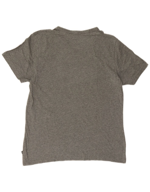 Puma - Camiseta gráfica para hombre, talla grande, color gris