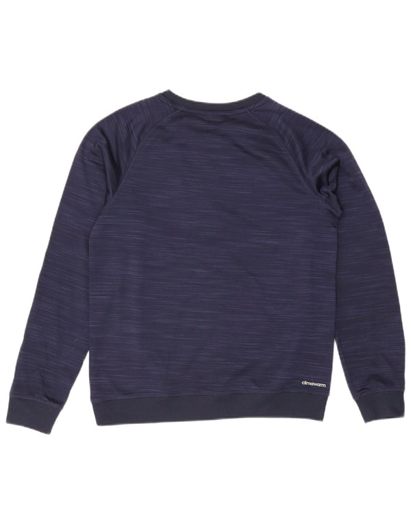 Adidas Sudadera para niño Jumper 14-15 años Grande Azul Marino