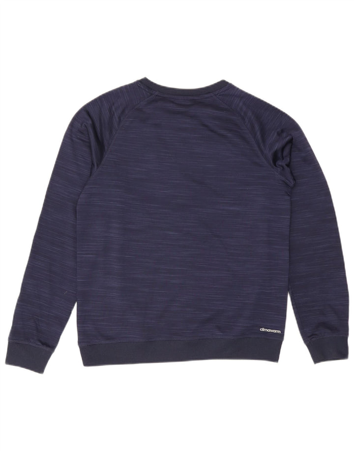 Adidas Sudadera para niño Jumper 14-15 años Grande Azul Marino