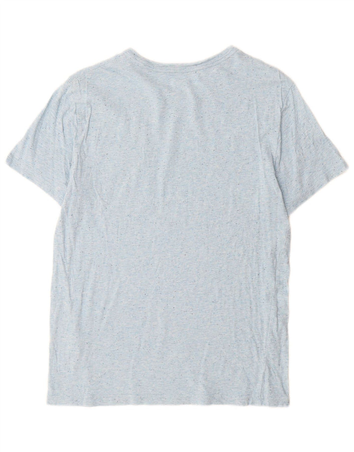 J. Crew - Camiseta para hombre, talla pequeña, algodón moteado en azul
