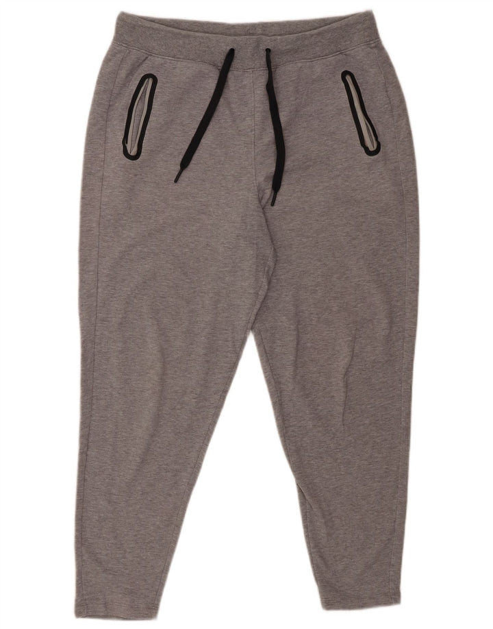 Marks & Spencer Pantalones de chándal cortos para mujer UK 42 Algodón gris medio