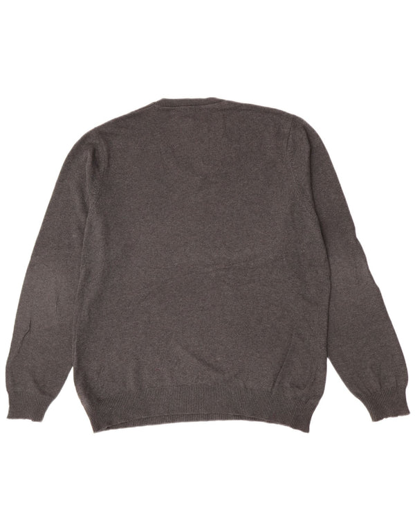 Marks & Spencer Jersey De Corte Regular Con Cuello En V Para Hombre Gris Medio Moteado