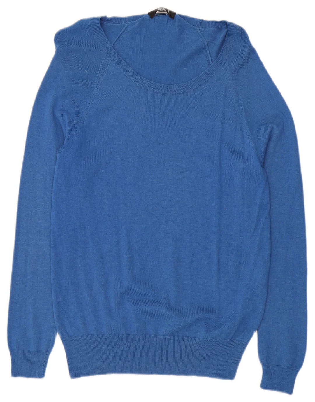 MOSSIMO Suéter tipo jersey para mujer con cuello barco UK 44 Large Nylon azul