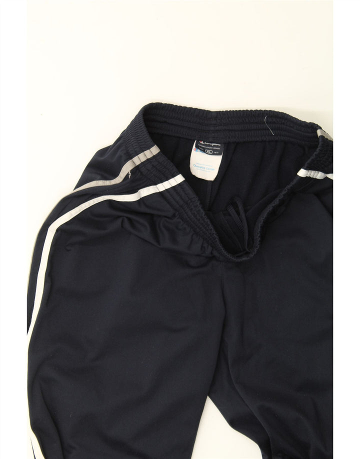 CHAMPION Mens Tracksuit Trousers XL Navy Blue Polyester Vintage Champion and Second-Hand Champion from Messina Hembry 
