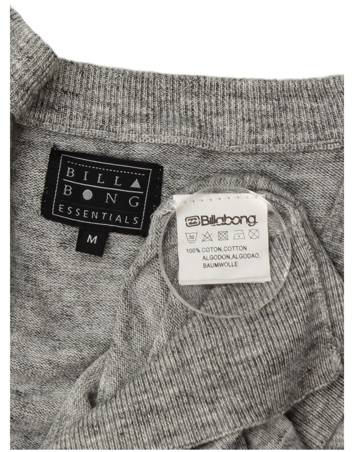 Jersey tipo cárdigan Billabong para hombre de algodón moteado gris medio
