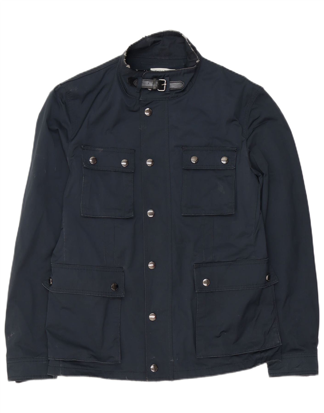 ZARA Chaqueta utilitaria para hombre UK 40 Large Azul marino