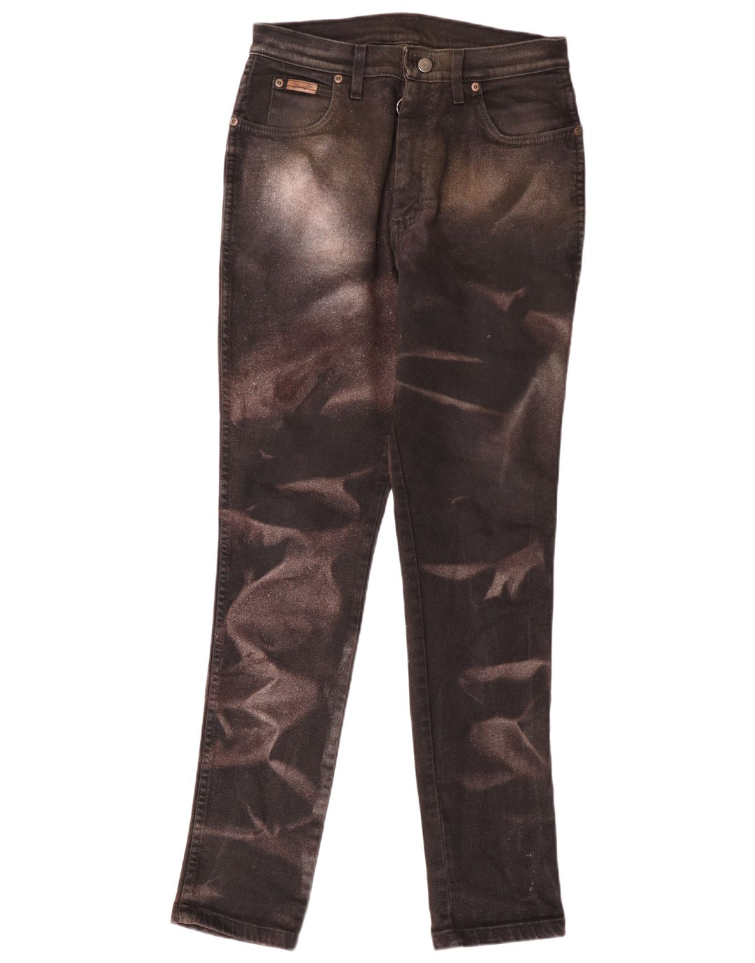 Vaqueros Wrangler Mujer Slim W34 L32 Marrón Tie Dye