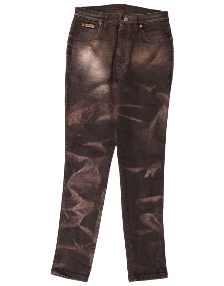 Vaqueros Wrangler Mujer Slim W34 L32 Marrón Tie Dye