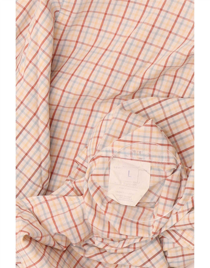 Sergio Tacchini Camisa Hombre Grande Cuadros Multicolor Algodón