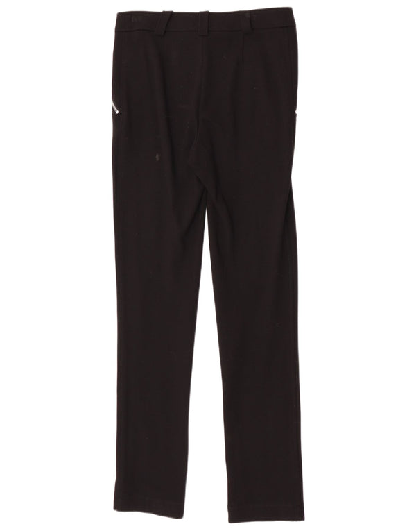 Luisa Spagnoli Pantalones casuales delgados para mujer IT 42 Medium W29 L32 Negro
