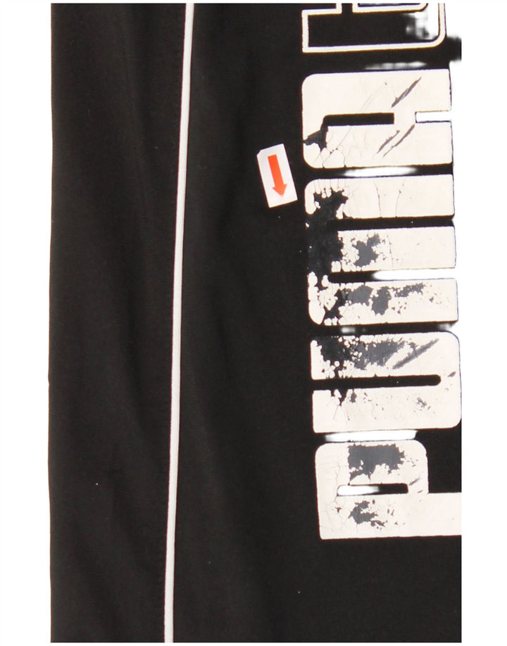 PUMA Pantalones de chándal con estampado gráfico para niños 13-14 años XL Negro