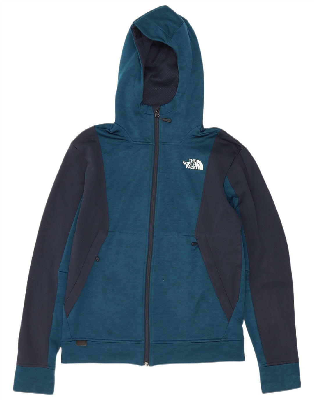 The North Face Sudadera Con Capucha Y Cremallera Para Hombre Poliéster Color Block Azul Pequeño