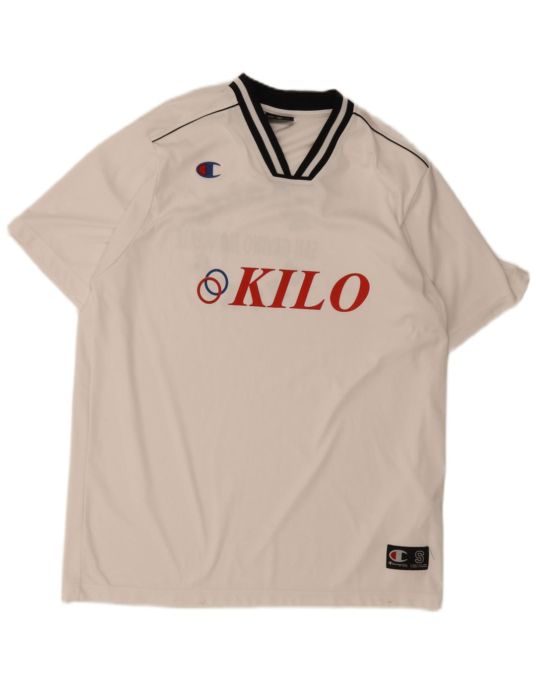 Champion Camiseta Gráfica para Hombre Top Pequeño Blanco
