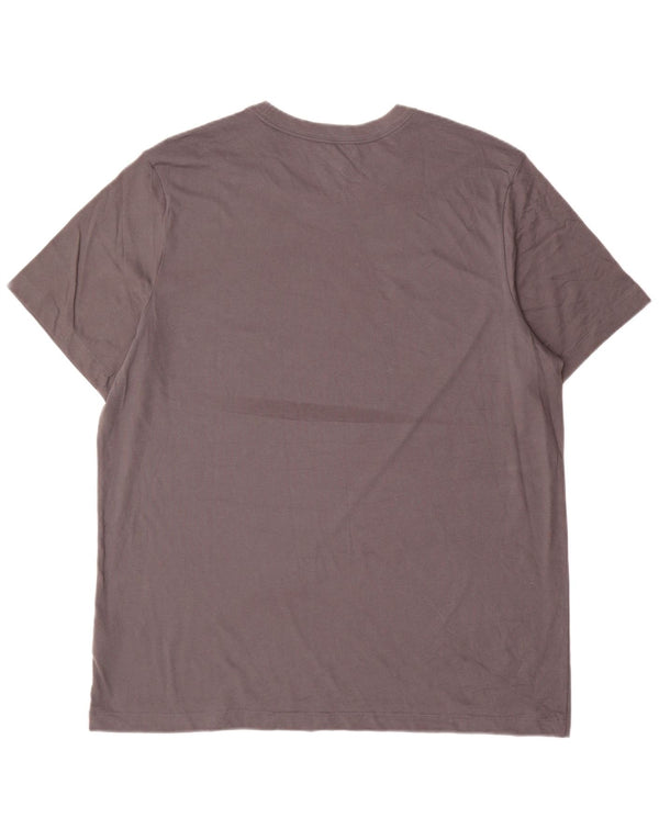 Nike Camiseta Dri Fit Graphic para Hombre Top XL Gris Algodón
